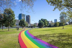 Prince Alfred Park in Surry Hills – a dog-friendly park with off-leash areas, sports courts, and an outdoor pool.